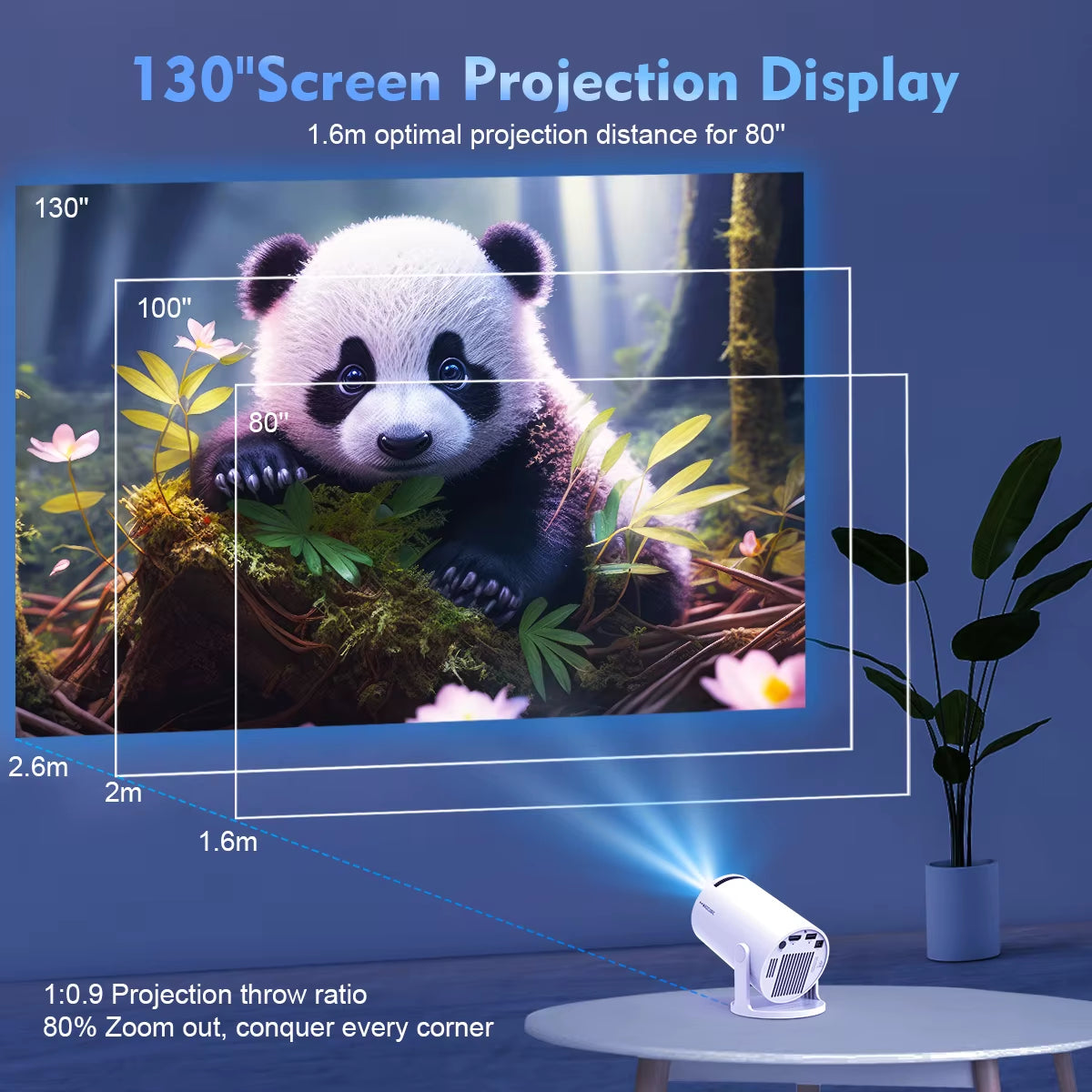 Mini projector HY300 Pro